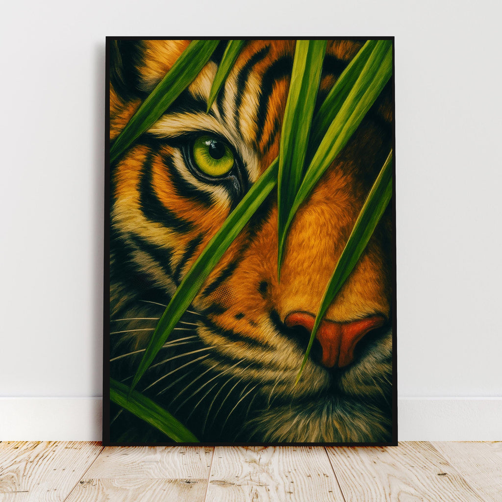 Affiche animaux - Tigre, Félin, Jungle, Animal Sauvage - art moderne, impression, poster
