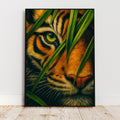 Affiche animaux - Tigre, Félin, Jungle, Animal Sauvage - art moderne, impression, poster