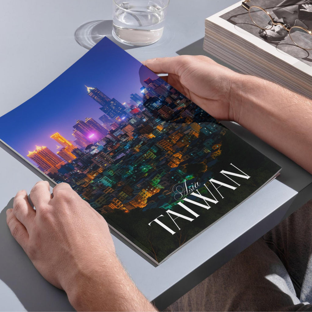 Affiche voyage - Taïwan, Asie, Kaohsiung, Skyline - art moderne, impression, poster