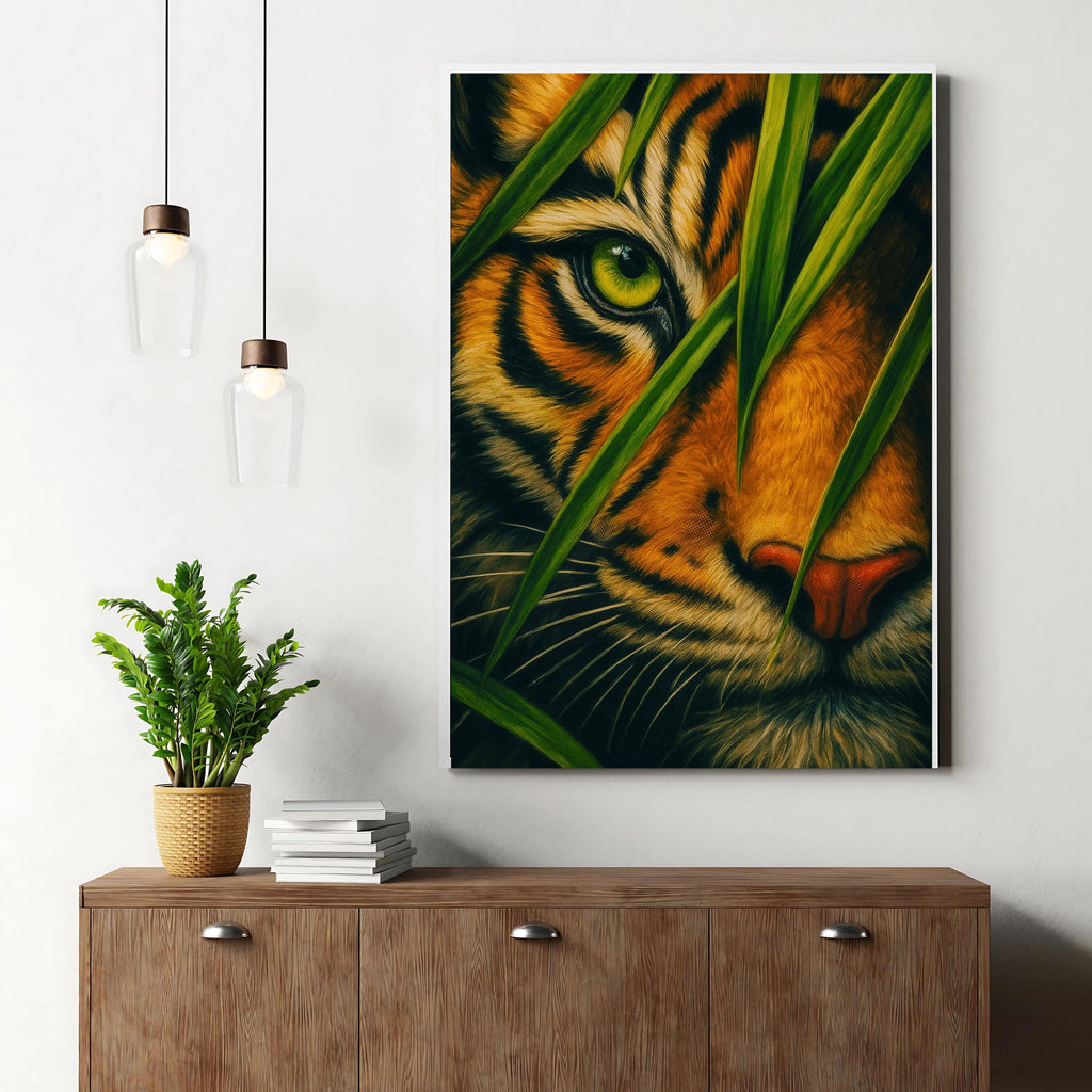 Affiche animaux - Tigre, Félin, Jungle, Animal Sauvage - art moderne, impression, poster