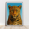 Affiche animaux - Leopard, Panthere, Felin, Jungle - art moderne, impression, poster