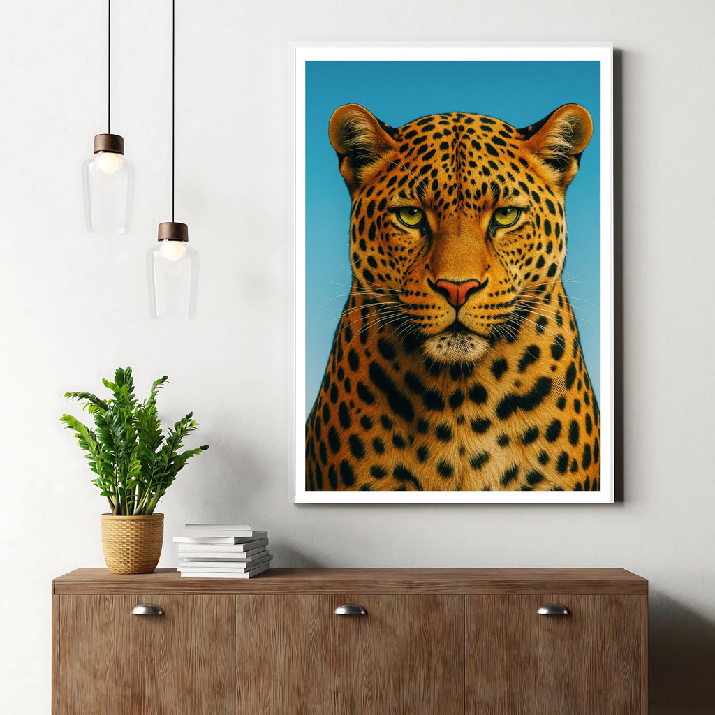 Affiche animaux - Leopard, Panthere, Felin, Jungle - art moderne, impression, poster