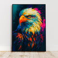 Affiche animaux - Aigle Royal, Rapace, Oiseau, Animal Sauvage - art moderne, impression, poster